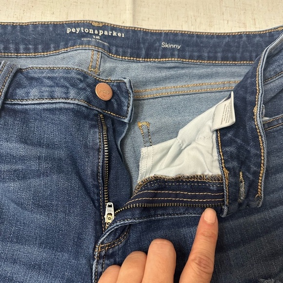 Peyton & Parker Women's Denim Skinny Jeans - Classic Blue - Picture 10 of 11